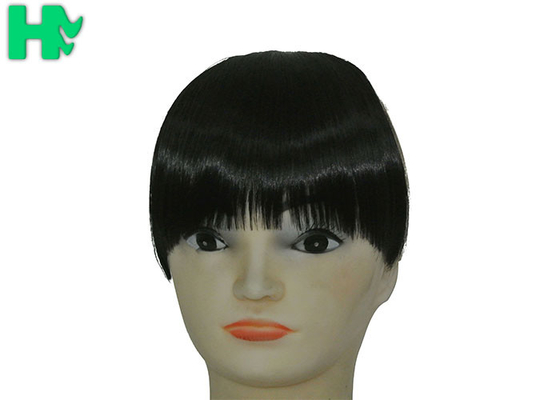 Short Straight High Temperature Synthetic Fringe With Headband Easy Clip On Side