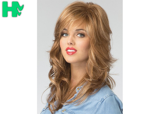 European Hair Wig Synthetic Full Head Glueless Long Heat Resistant Hair Wigs