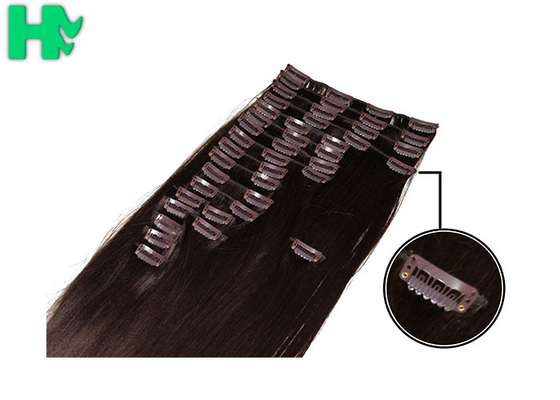 7A Synthetic Clip In Hair Extensions / Tangle Free Hair Extensions
