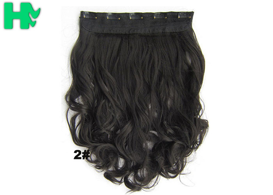 5 Clip Synthetic Curly Clip In Hair Extensions Hairpieces For Girls