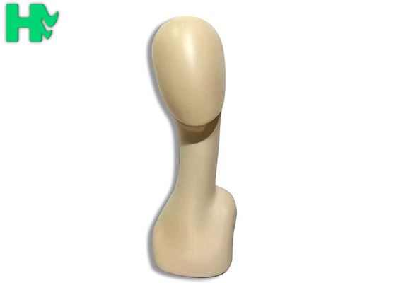 PE Wig Head Stand For Hair Wigs , Tall Wig Stands For Long Hair