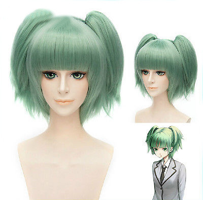 Thick Cute Anime Green Cosplay Wig Heat Resistant Wigs Cosplay