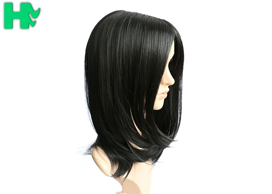 Synthetic Lace Front Wigs With Baby Hair , Long Back Straight Wigs