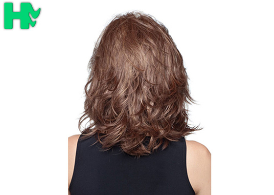 Heat Resistant Long Synthetic Wigs / Women Natural Curly Wig For Women