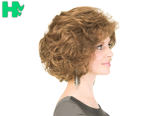 Female Short High Temperature Fiber Wig Lace Front Synthetic Wigs