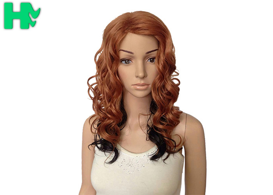 Loose Curly Long Synthetic Wigs Japanese Kanekalon Fiber Wigs
