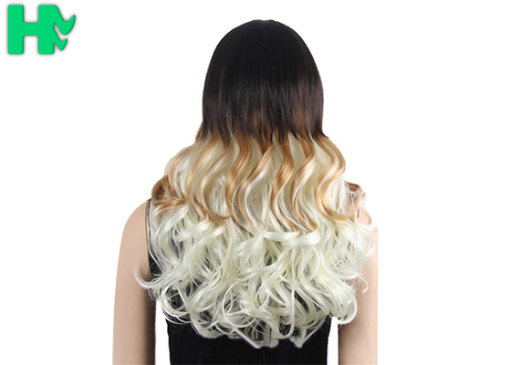Tangle Free Whole Lace Synthetic Wigs For Women Natural Curly