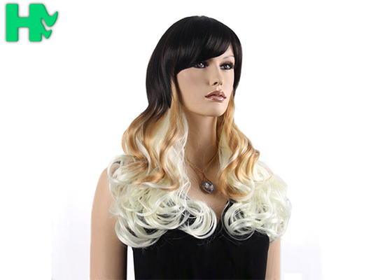 Tangle Free Whole Lace Synthetic Wigs For Women Natural Curly