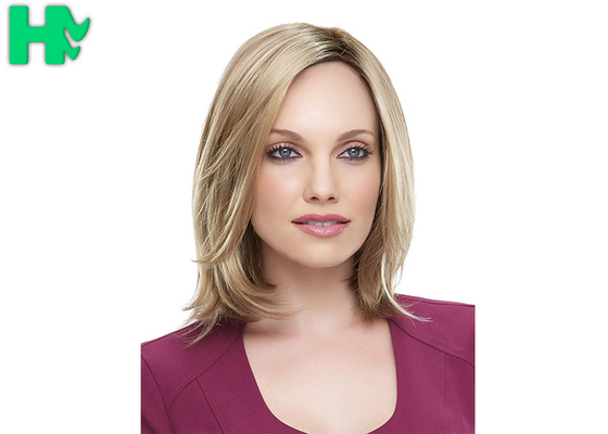 New Style Normal Lace Short Synthetic Wigs Heat Resistant Machine Made