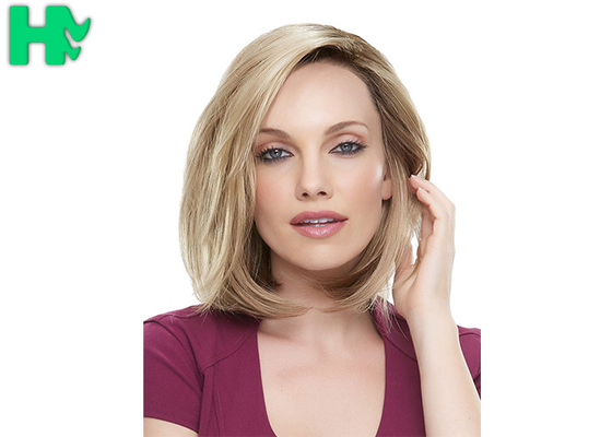 New Style Normal Lace Short Synthetic Wigs Heat Resistant Machine Made