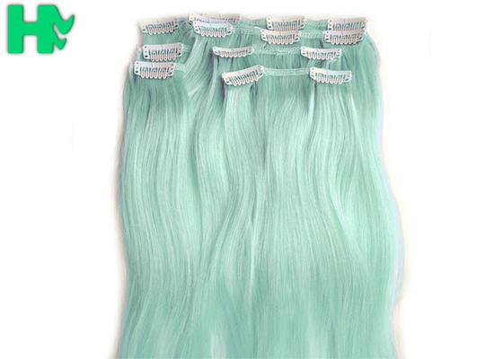 Multi - Color High Heat Resistant Hair Extensions Weave Stylish Soft Long Hair Weave For Girls