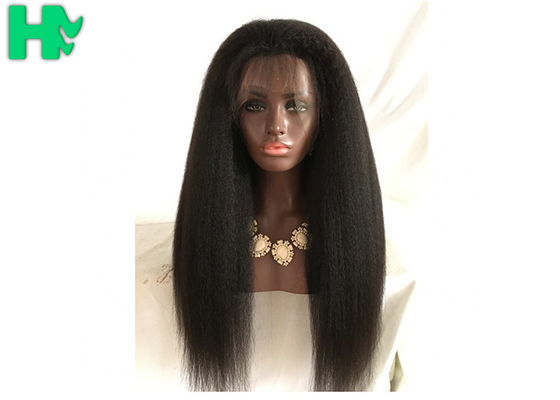 Texture Long Hair Wigs For Black Women , Heat Resistant Synthetic Lace Front Wigs