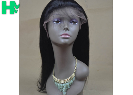 Womens Curly Hair Synthetic Front Lace Wigs Natural Black Color Wigs