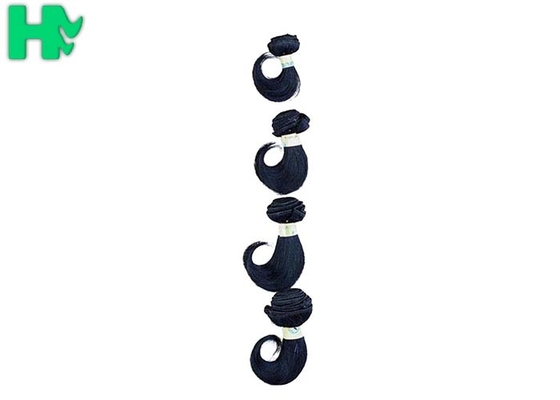 No Tangle No Shedding Natural Human Hair Extension Natural Color Short Afro Bundles
