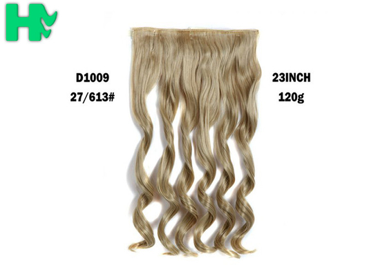 24/613 # Color Synthetic Clip In Hair Extension No Tangle No Shedding For Woman