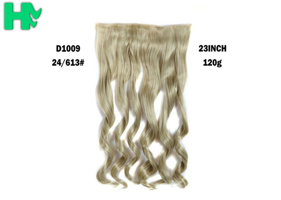 24/613 # Color Synthetic Clip In Hair Extension No Tangle No Shedding For Woman