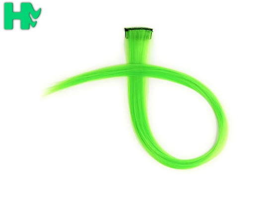 18 Inch Fiber Optic Hair For Girls Flashing Wig Braid Festive Party Decoration