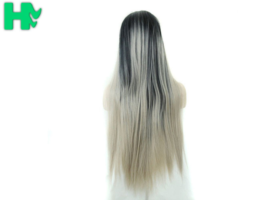 Mixed Color Synthetic Front Lace Wigs With No Shedding And No Tangle
