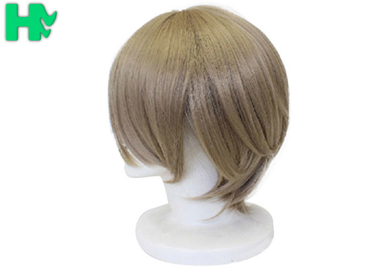 Brown Anime Cosplay Wigs High Temperature Fiber Synthetic Hair Costume Party Wig