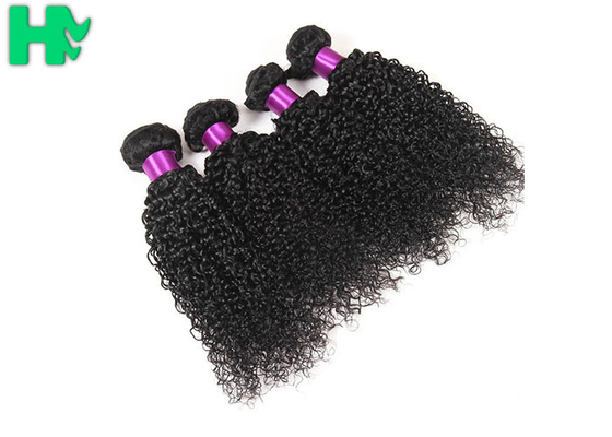 Natural Color 100% Natural Peruvian Virgin Kinky Curly Hair Extensions Human Hair Wave