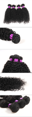 Natural Color 100% Natural Peruvian Virgin Kinky Curly Hair Extensions Human Hair Wave