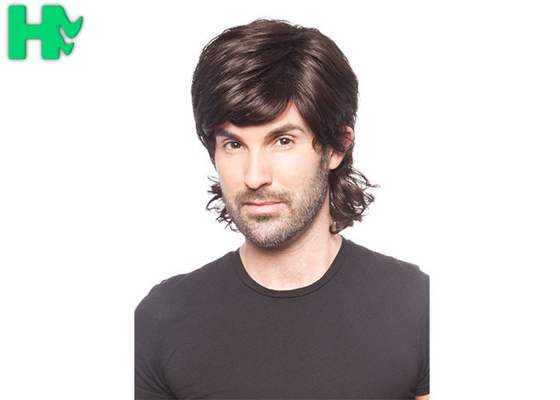 New Fashion Synthetic Short Old Man Wigs Natural Wave Headpiece Hair