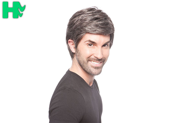 Classic style Sythetic Hair Wigs Short For Old Men No Tangle No shed