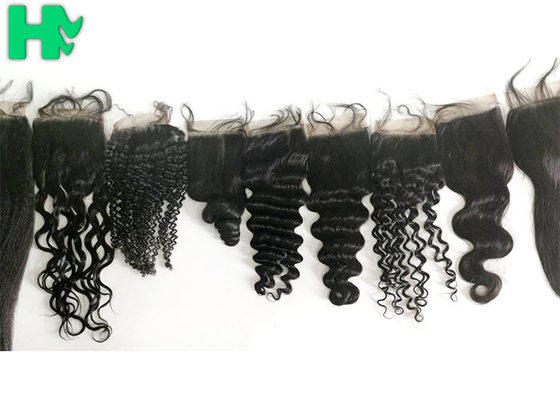 Brazilian Human Hair Closure 4*4 Closure Extensions With baby hair For Women