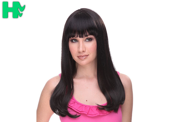 Machine Made Sexy Pretty Natural Wave Non Weft Synthetic Hair Wigs For Cosplay