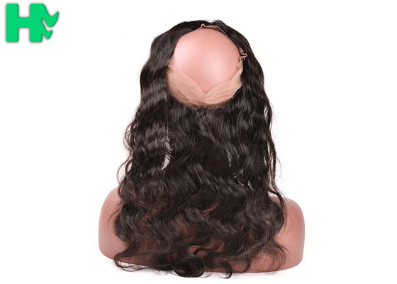 360 Frontal Lace Human Hair Closure Virgin Unprocessed Hair 10-22 Inch