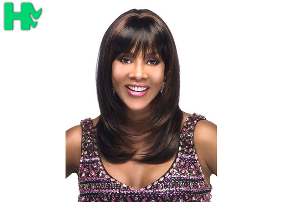 Celebrity Synthetic Hair Wig Long Natural Straight Full Snood Wig For Women