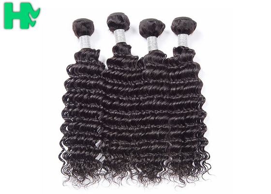 10A Grade Remy Unprocessed Smooth Human Brazillian Hair Weft , Peruvian Virgin Hair Extension