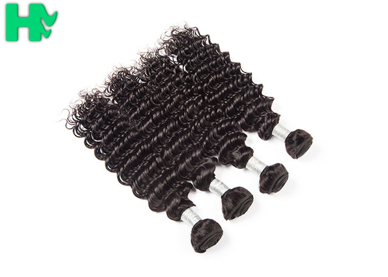 10A Grade Remy Unprocessed Smooth Human Brazillian Hair Weft , Peruvian Virgin Hair Extension
