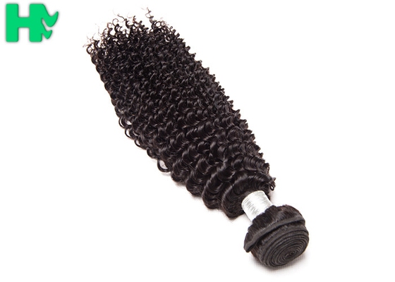 Kinky Curly Natural Human Hair Extensions , 100% Virgin Unprocessed Remy  Hair