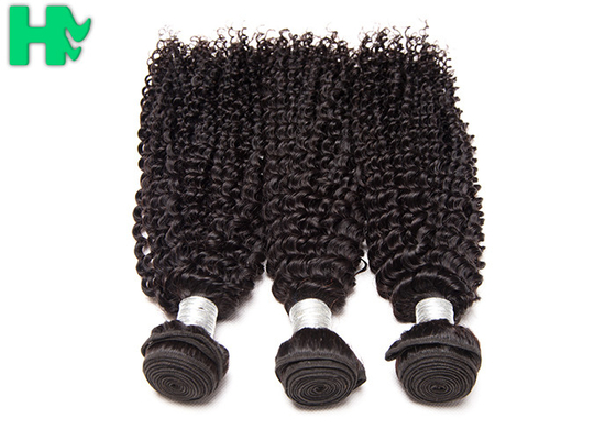 Kinky Curly Natural Human Hair Extensions , 100% Virgin Unprocessed Remy  Hair