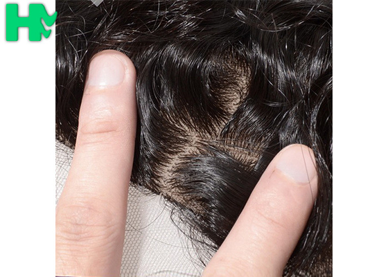 100% Density Brazillian Human Hair Lace Clsure Deep Wave SGS