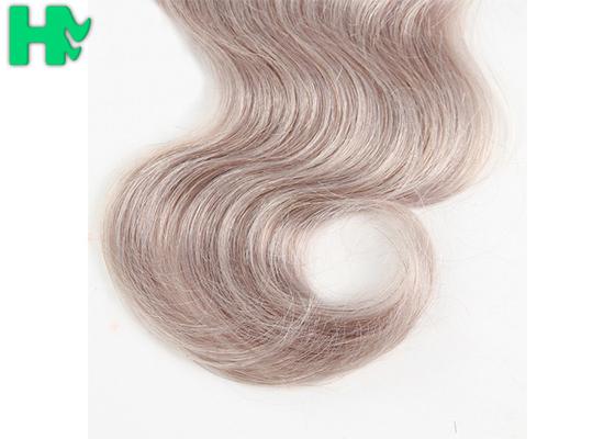 16 Inch Brazillian Human Remy Hair Extensions , Black Body Wave Hair