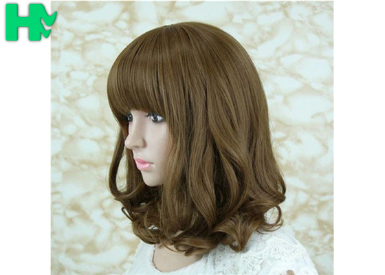 Short Wave Bob Hair Synthetic Hair Wigs Fiber Natural Look Wigs For Women