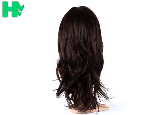 Fashionable Deep Red Cartoon Cosplay Synthetic Wig For Masquerade , Show