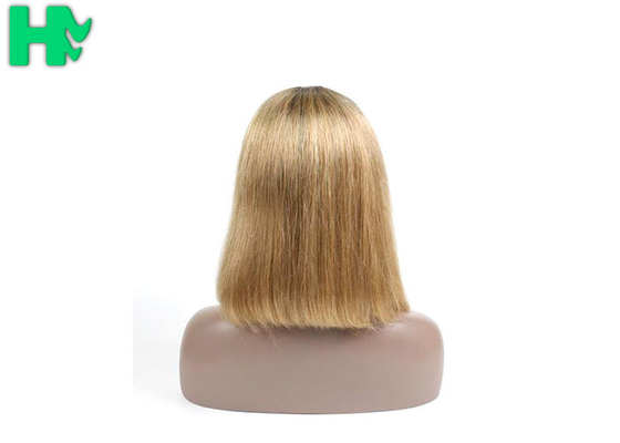 Remy Human Hair Bob Wig Short Bob Straight With 12 Inch Length 200g