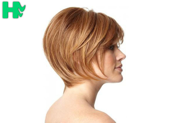 Short Elegance Synthetic Wig For White Women No Shedding &amp; Tangle