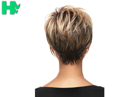30’’ Synthetic 8 Inch Short Straight Wigs For Adult Female Adjustable Cap Size