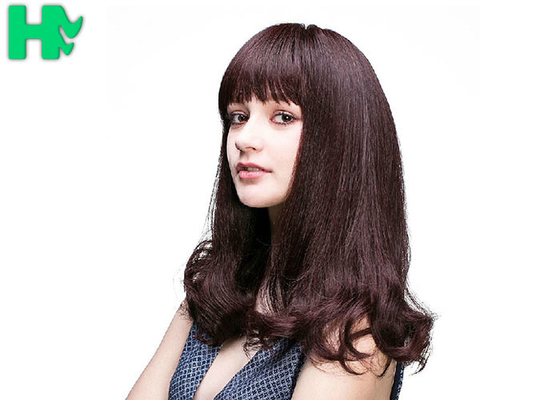 Beauty Wave Long Synthetic Wigs 14'' / Deep Red High Temperature Fiber Wig