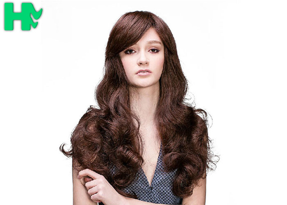 24 Inch Big Wavy Curly Hair Long Synthetic Wigs For Black Women 130% Density