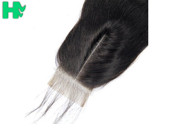 Raw Virgin 100% Human Hair Closure , Cuticle Aligned 2*6 Body Wave Lace Closure