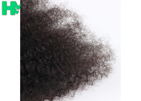 Comfortable Soft Silk Base Brazillian Human Hair Closure Kinky Curly Style