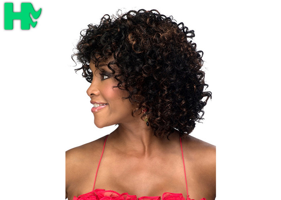 Mix Color Synthetic Short Curly Wigs For Wild Girl Customized Package