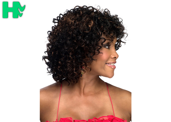 Mix Color Synthetic Short Curly Wigs For Wild Girl Customized Package