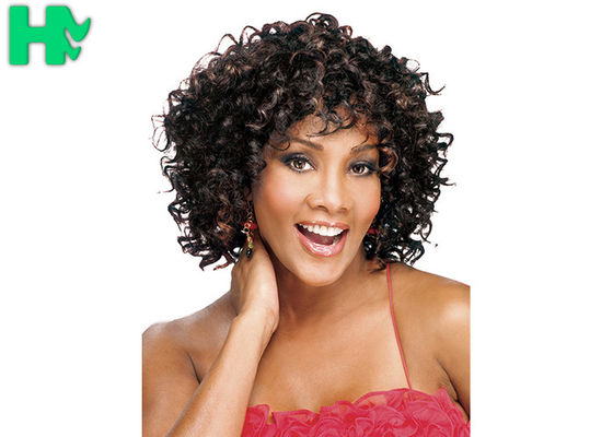 Mix Color Synthetic Short Curly Wigs For Wild Girl Customized Package