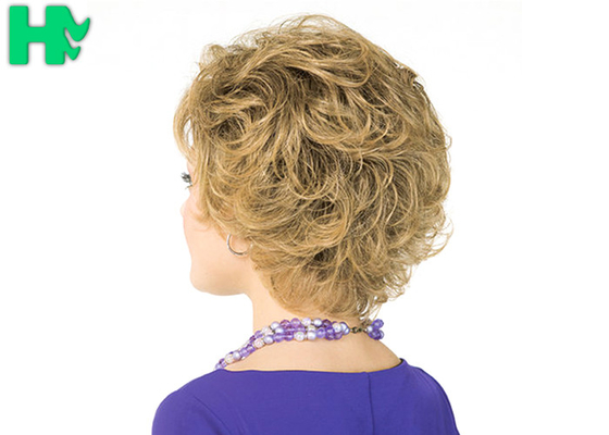 OEM High Resistant Fiber Synthetic Curly Hair Wig
